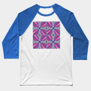 Rainbow Geometric Star Baseball T-Shirt